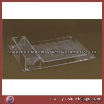 Clear Desk Top Multi Functional High Grade Acrylic Tray